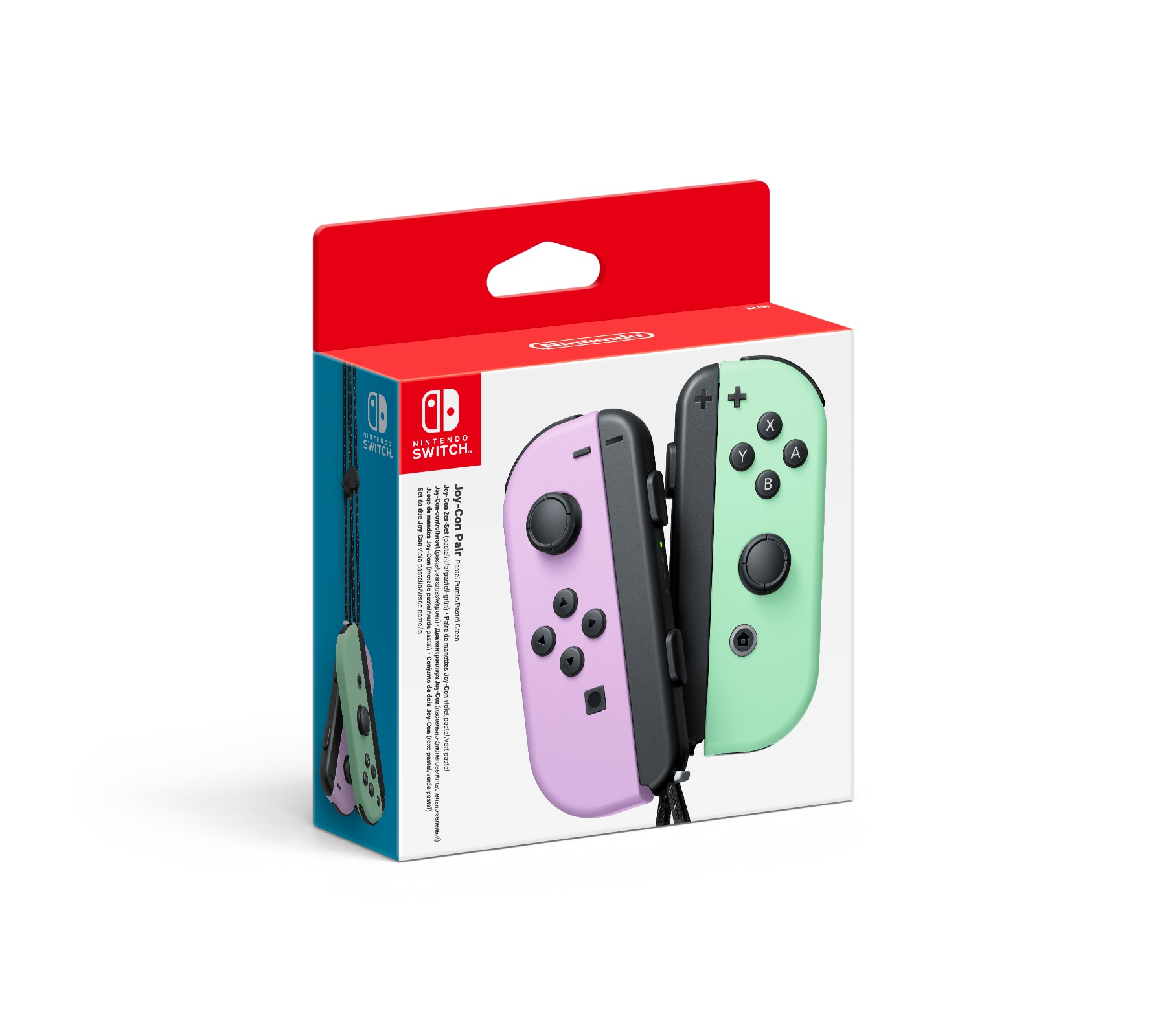 Mando consola Nintendo Switch SET IZQ/DER MORADO/verde
